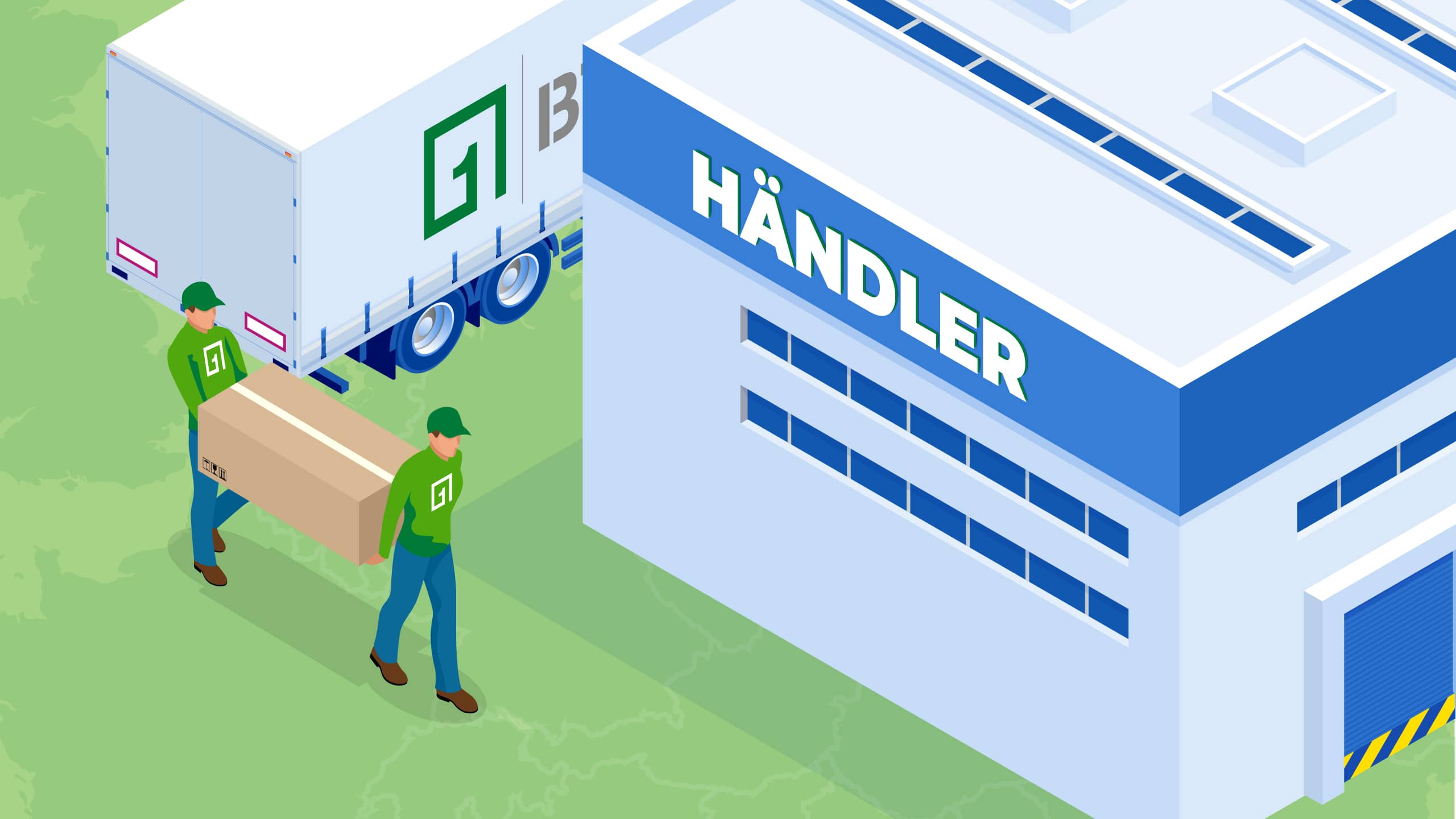 BTS Logistikunternehmen Küchenmöbel Logistik zum Händler