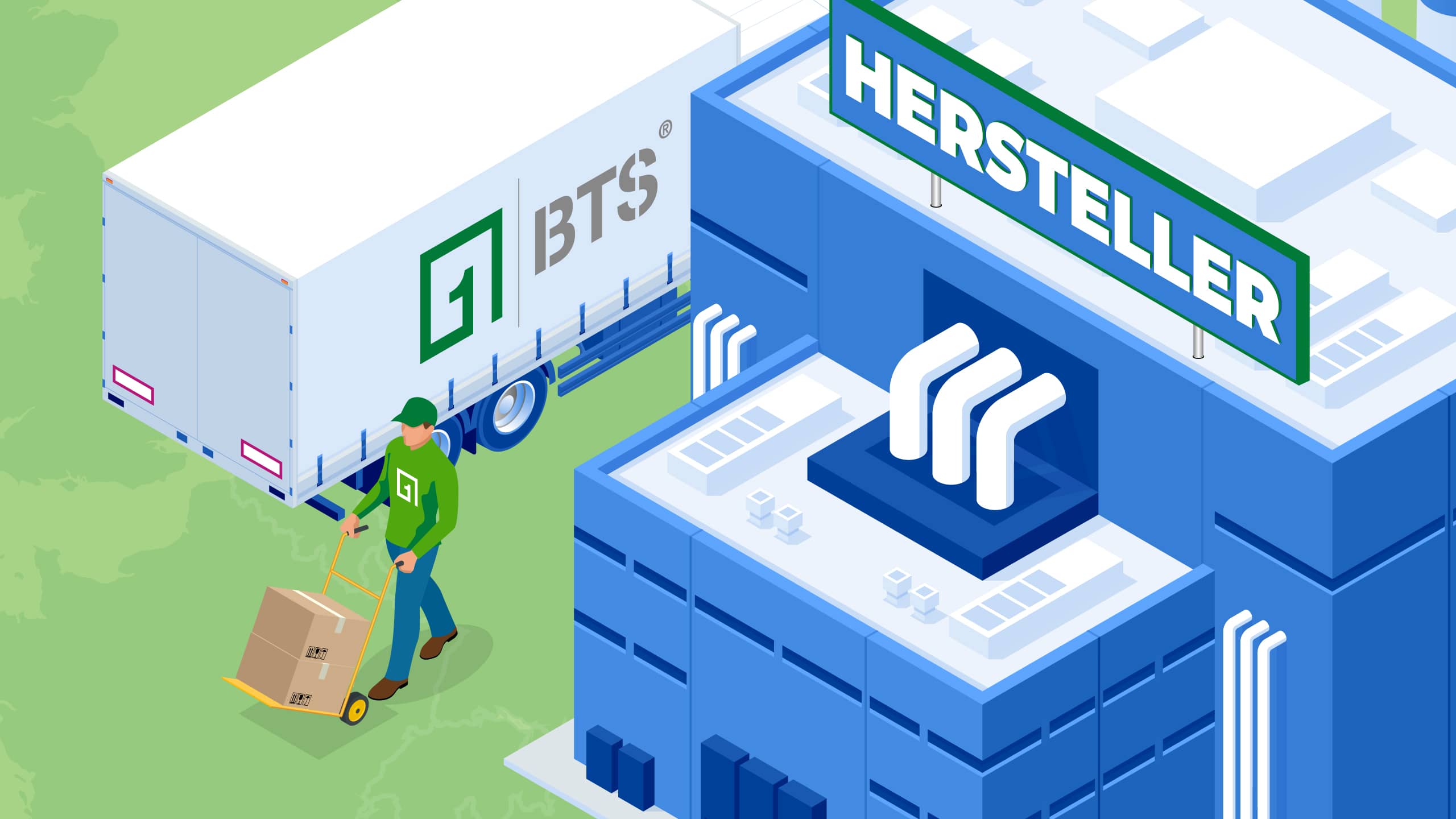 BTS Logistikunternehmen Küchenmöbel vom Hersteller zum Fachhändler