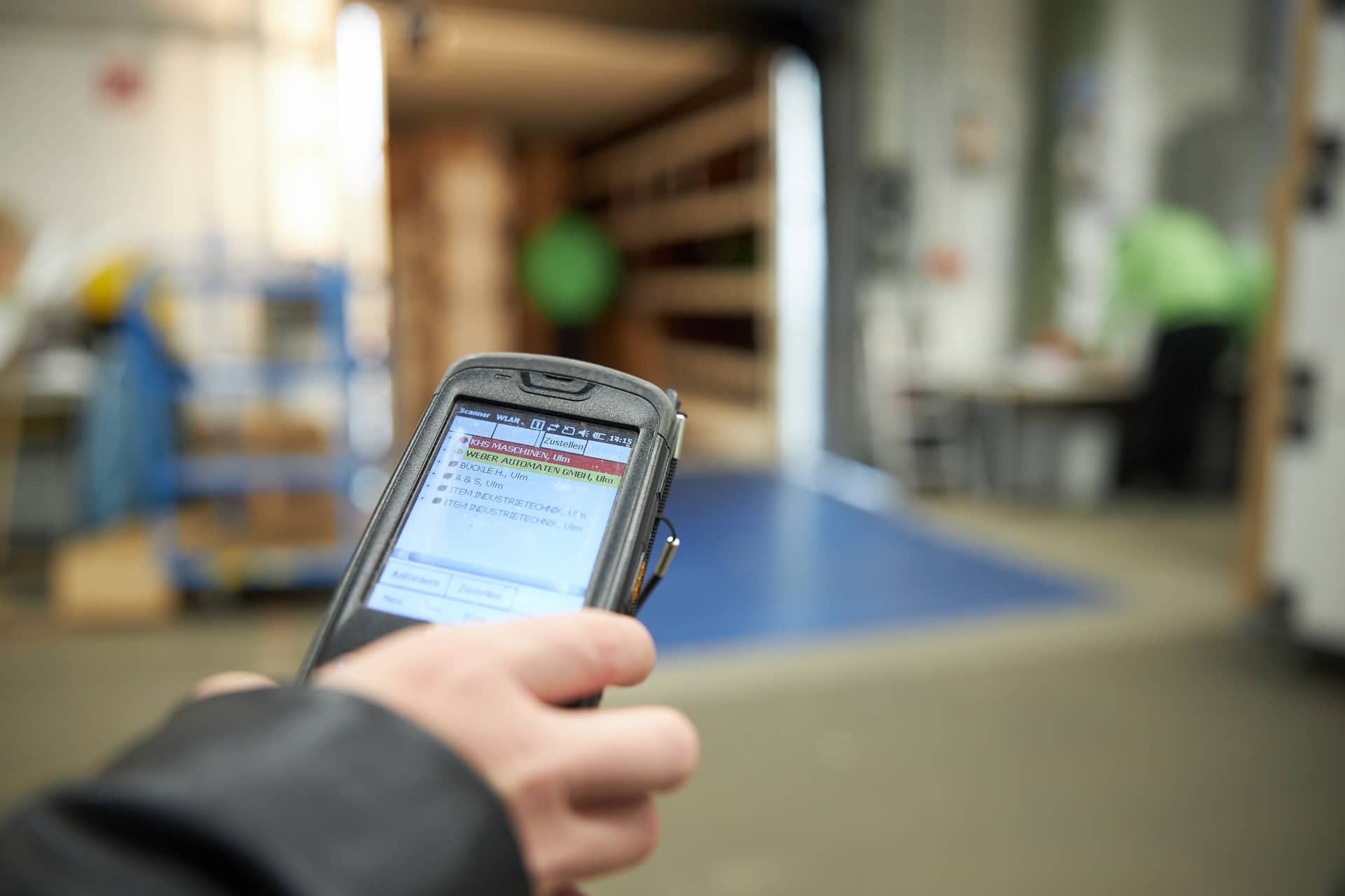 Ablieferscannung BTS Logistik